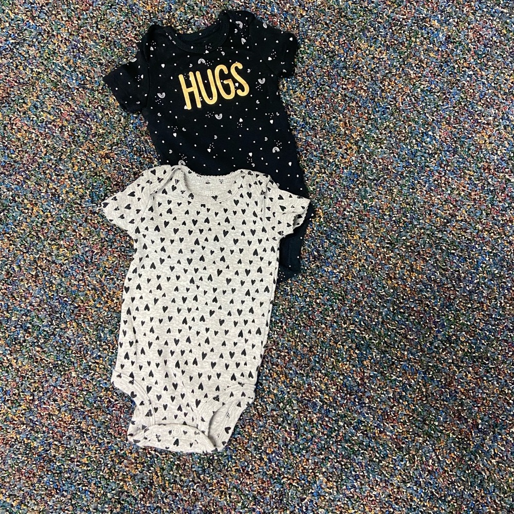Two Baby Girl’s Onesies